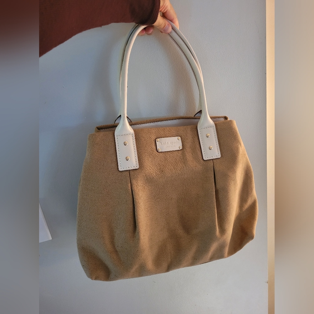 kate spade canvas shoulder bag